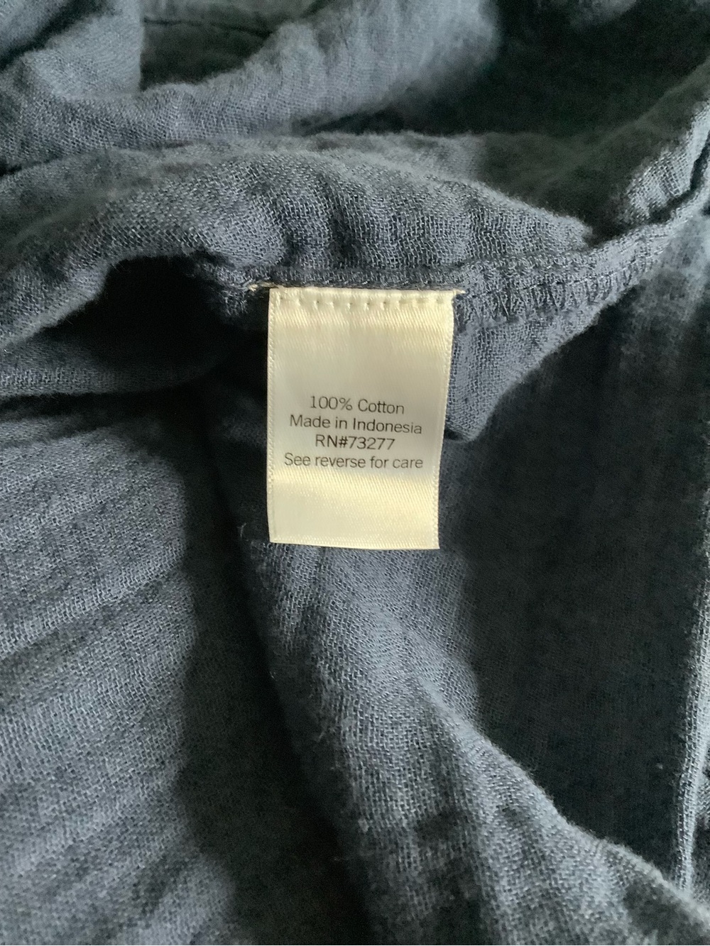 Sonoma Navy Button-Front Maxi Dress - Picture 4 of 6